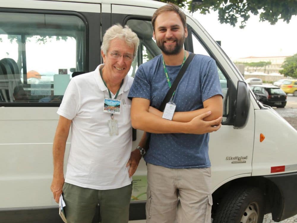 Фото 6134. Гид Алексей и его коллега после тура по фавеле, Рио-де-Жанейро, Бразилия